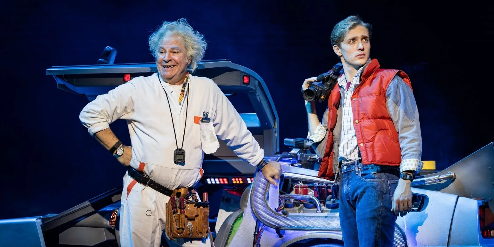 Back to the Future UK tour: first look at Roger Bart and Axel Duffy