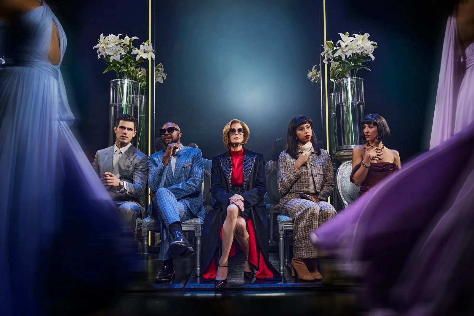 Teri Hatcher leads The Devil Wears Prada's third-year cast in new Dominion photos