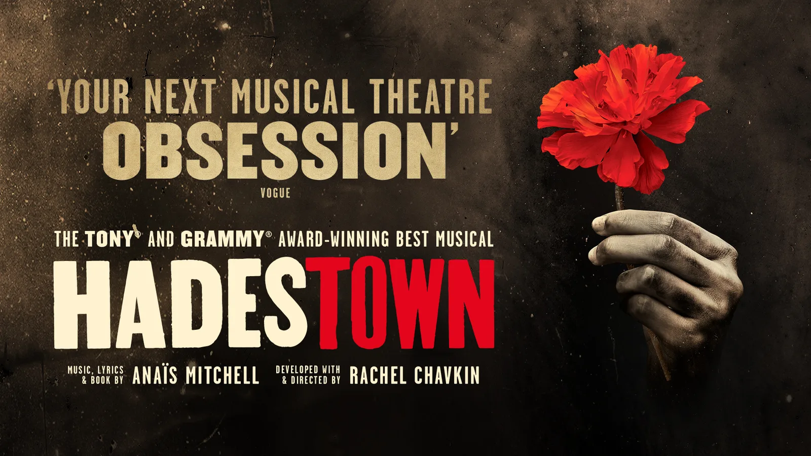 Hadestown UK tour adds Southend, Northampton, Woking, Oxford and Wimbledon