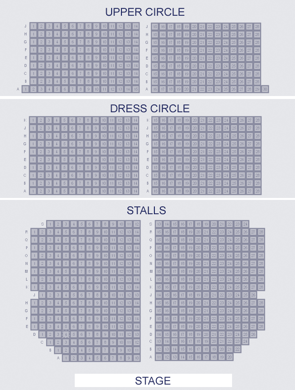 Phoenix Theatre seating plan
