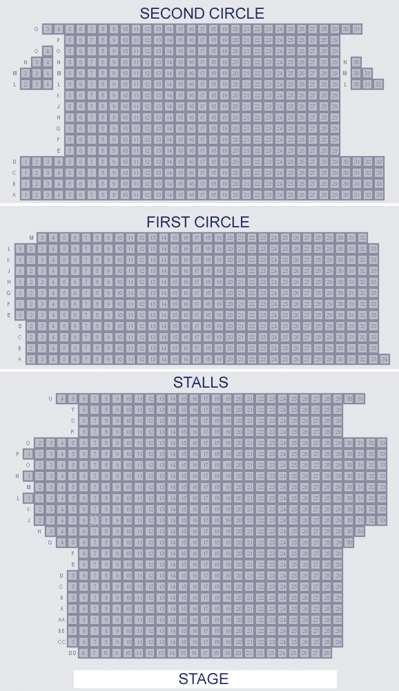 Sadler's Wells seating plan