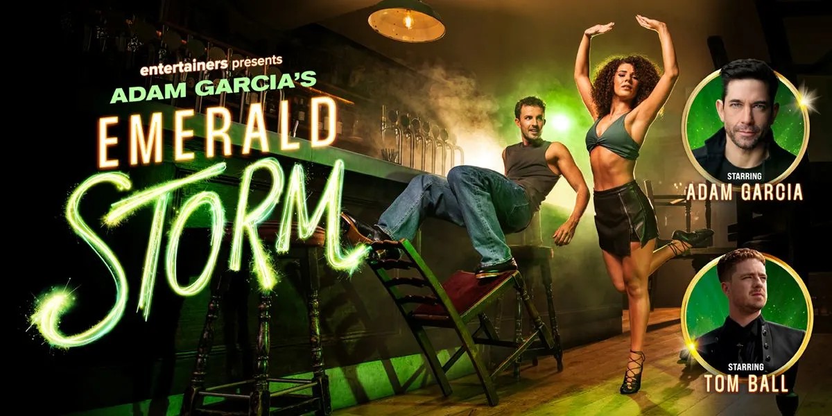 Adam Garcia's Emerald Storm UK Tour official promotional image