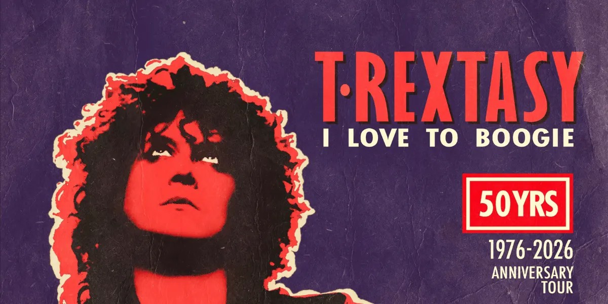 T.Rextasy UK Tour 2026 official promotional image