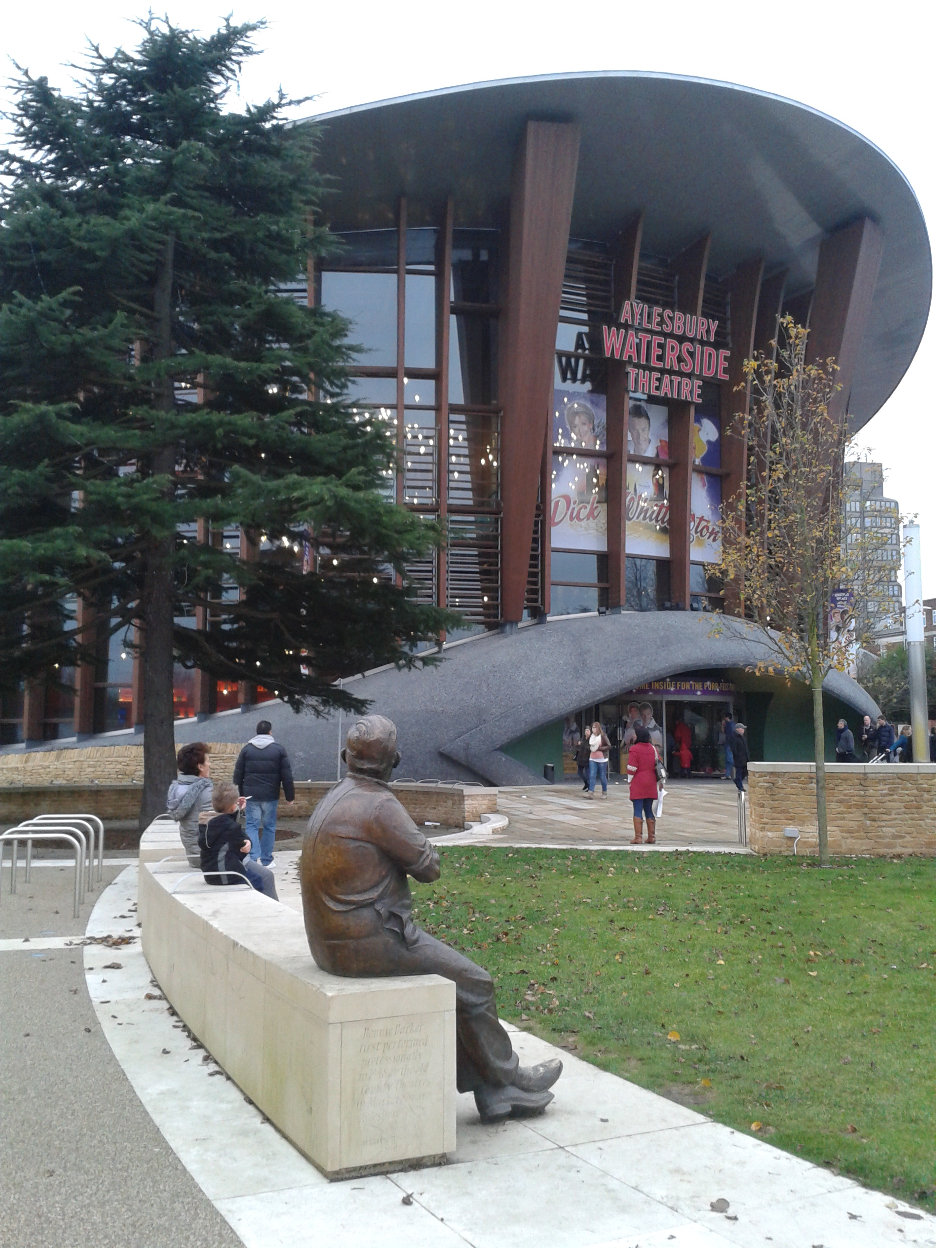 Aylesbury Waterside Theatre on Exchange Street, the building that houses the Norman Bragg Studio