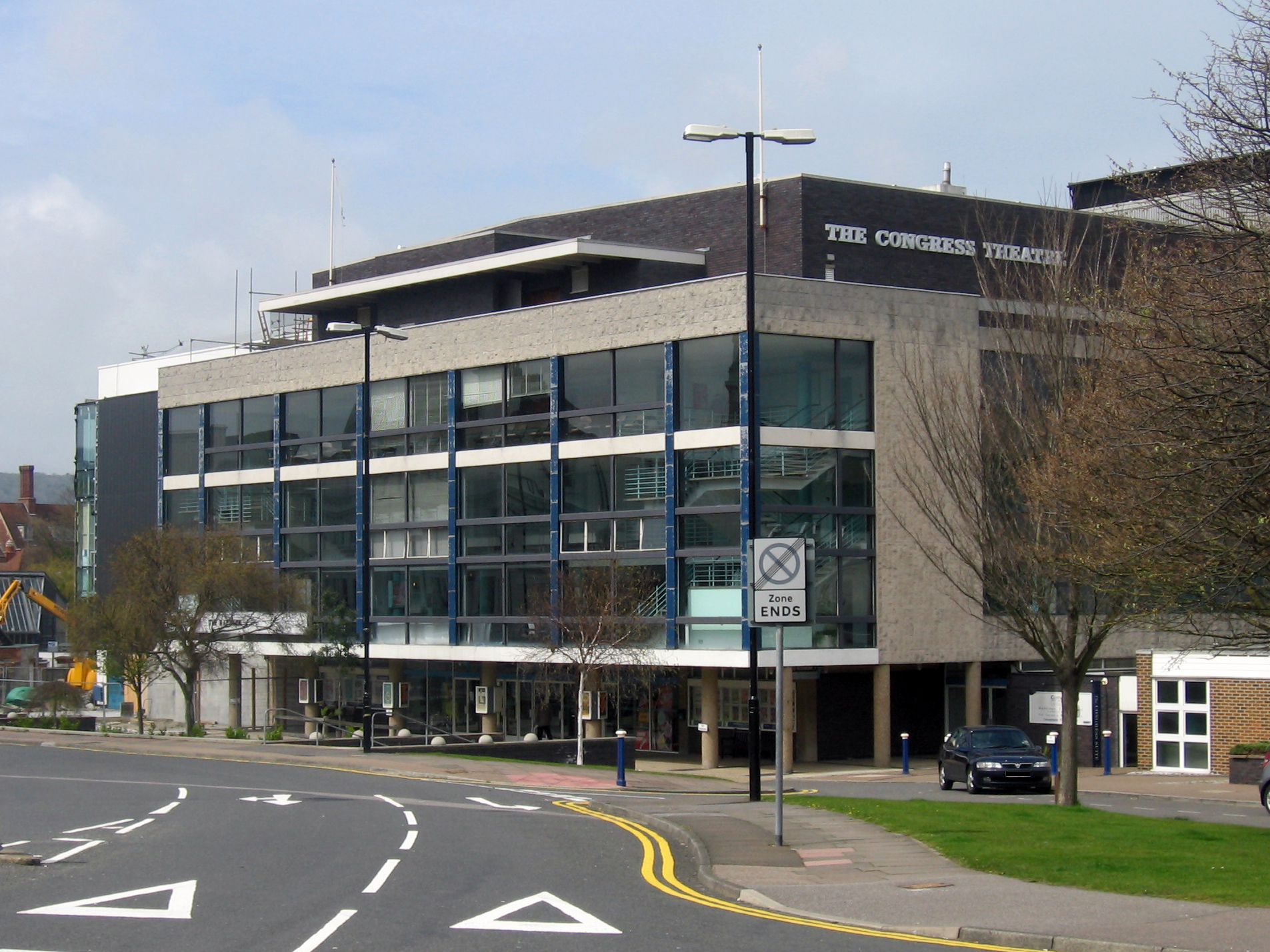 Congress Theatre, Eastbourne on Carlisle Road