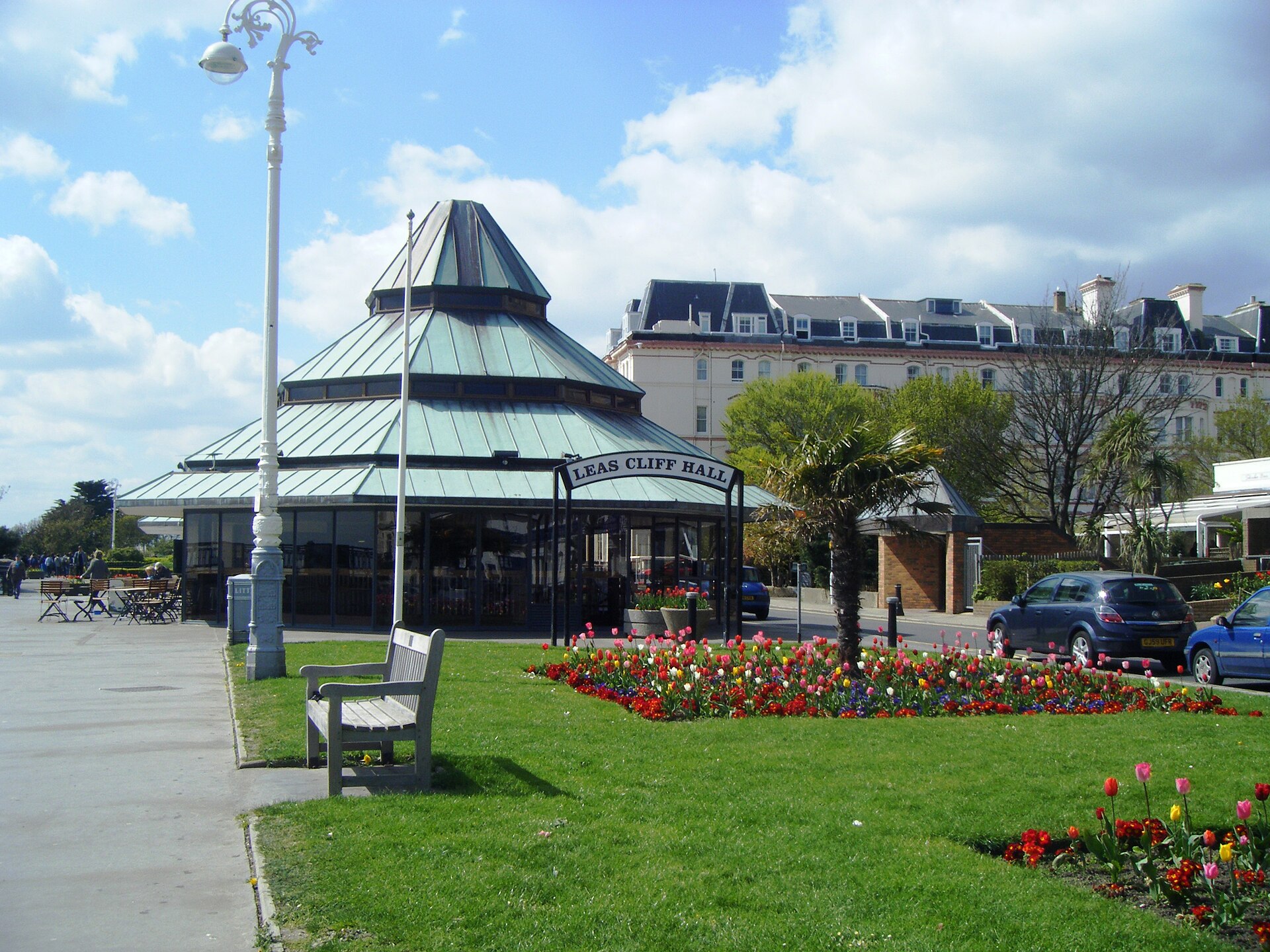 Leas Cliff Hall, Folkestone on The Leas